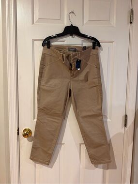 Crop Aviator Skinny Stretch Twill Mid-Rise Pant